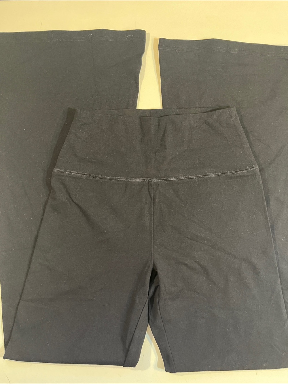 aerie Black High-Rise Wide-Leg Jumpsuit Pants